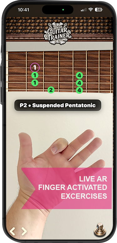 Finger-flex sensor activated